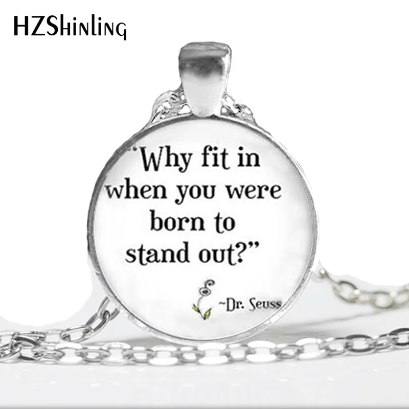 Женское Ожерелье украшение ожерелье с цитатами Dr Suess HZ1|quote necklace|choker necklacenecklace jewelry |