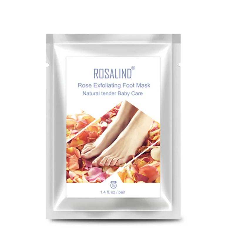 Розовая маска для очистки ног нужно только тщательно удалить омертвевшую кожу в