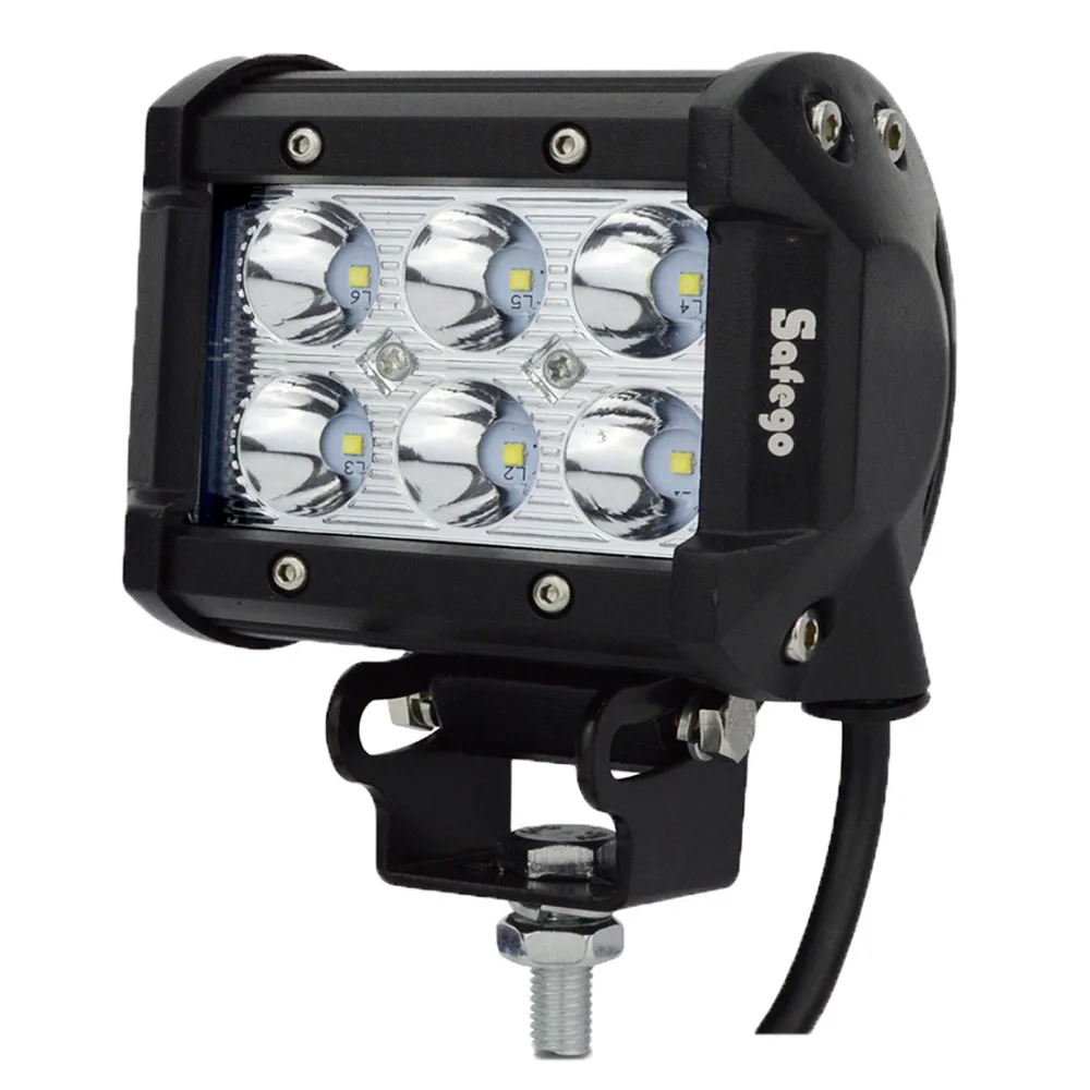 1 шт. 4 дюйма 18 Вт точечный луч светодиодный рабочий светильник бар для тракторной