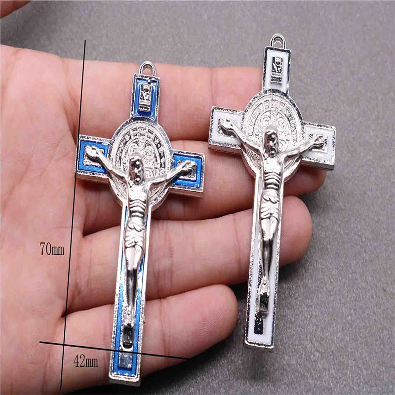 Большой крест с изображением католического большого Иисуса классический