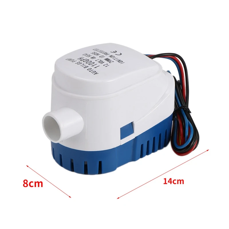 12V Автоматический водяной Трюмный насос 750Gph для лодки погружной автоматический с