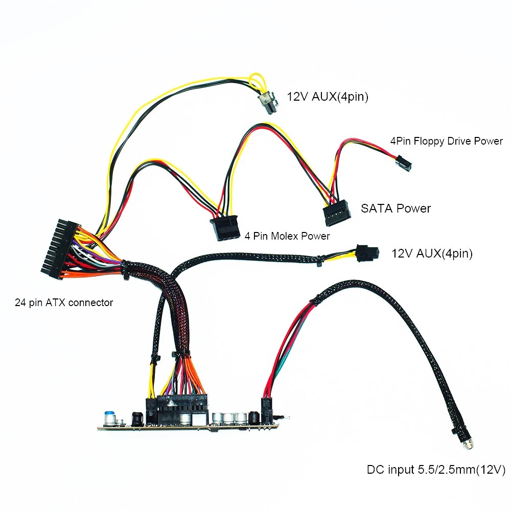 Мини-блок питания RGEEK 12 В 300 Вт DC ATX Peak Pico