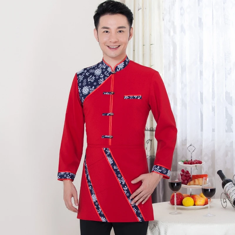 Униформа с длинным рукавом для ресторана и официанта J030|uniform hotel|restaurant clothinguniform