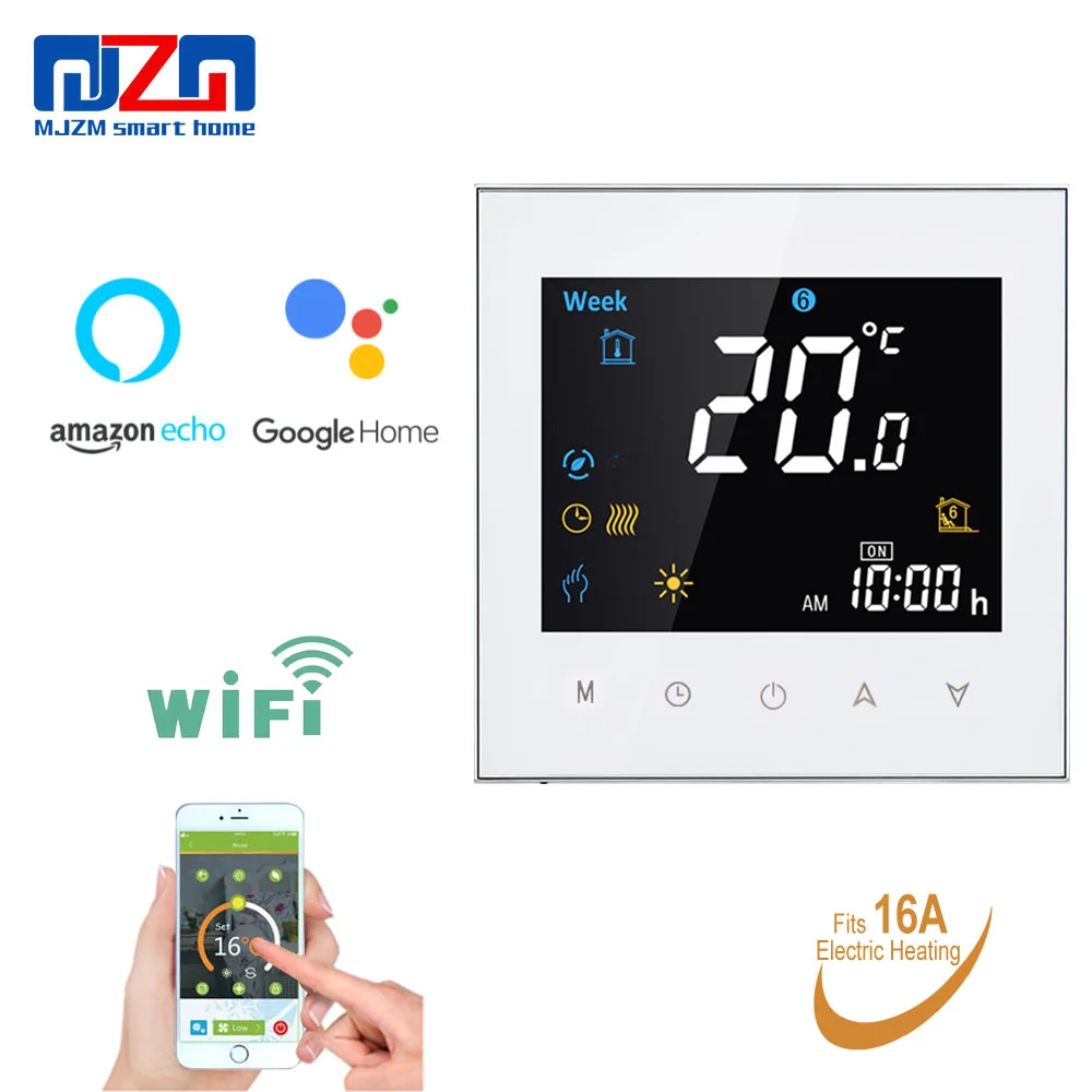 Термостат MJZM 16a 3000 wi Fi контроллер температуры для электрического подогрева пола