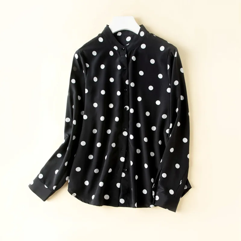 Рисунок 6 - Весна 2019, шелковая рубашка из крепдешина с принтом