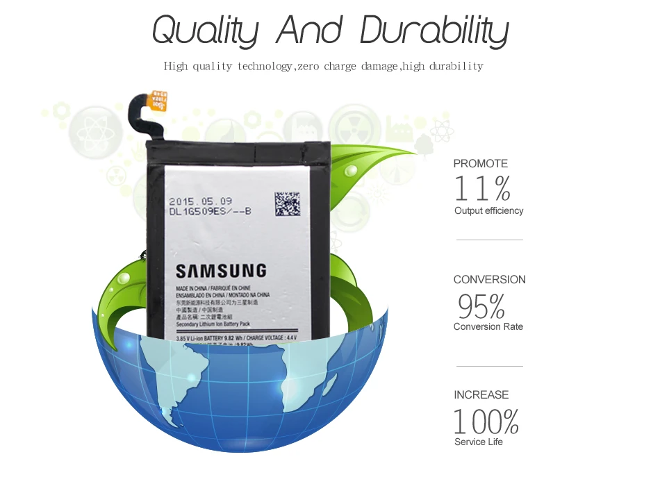 Samsung запасной телефон Батарея EB-BG920ABE Замена для samsung Galaxy S6 G9200 G9208 G9209 G920 G920A G920F G920I