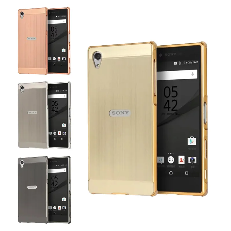 Чехол для Sony Xperia Z5 Dual E6683 E6653 металлический чехол с металлической рамой и задней