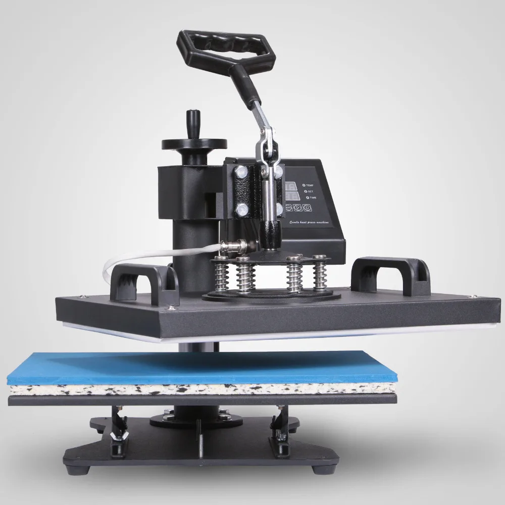 

VEVOR 5in1 Combo T-Shirt Mug Cap Plate Heat Press Sublimation Transfer Printer