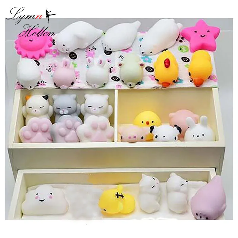 Медленно восстанавливающие форму сжимаемые игрушки антистресс Kawaii Mochi мини