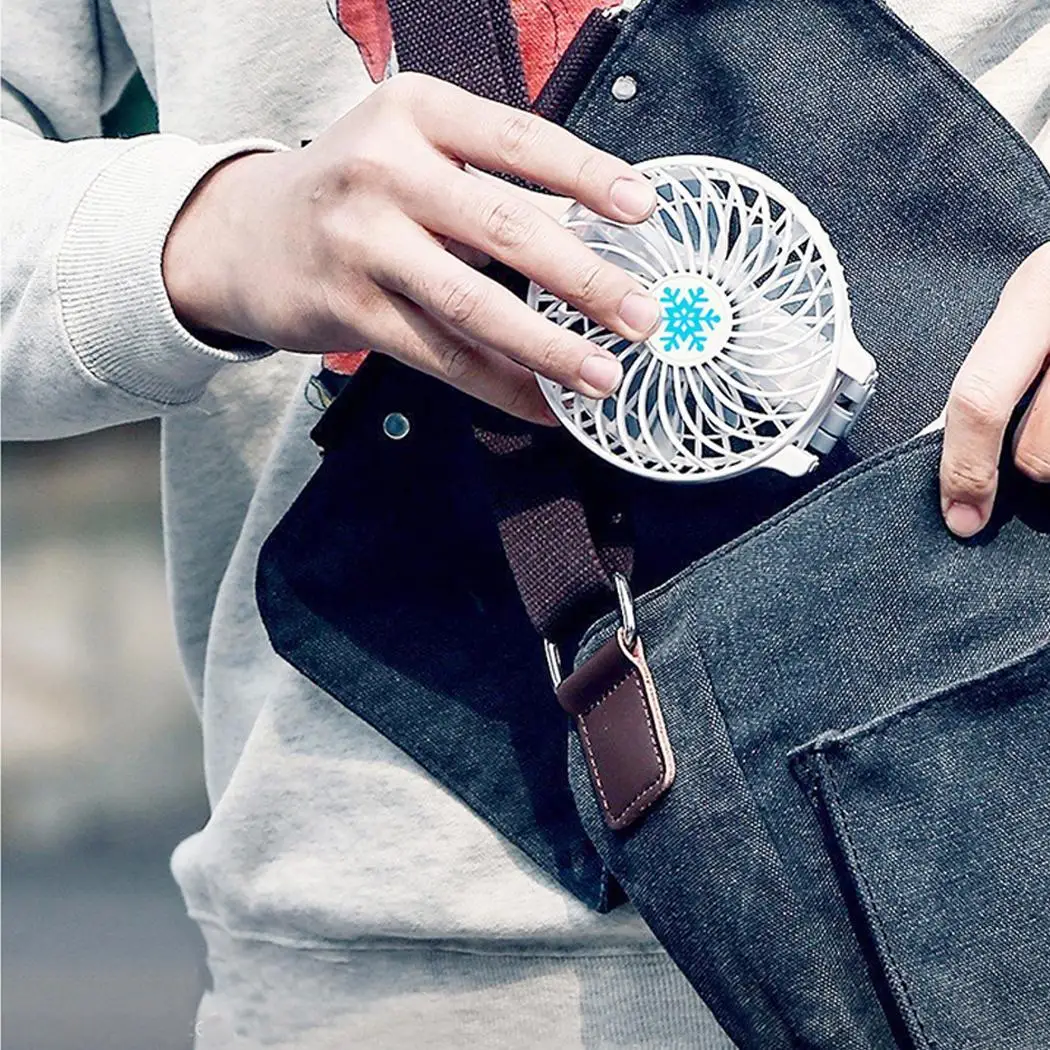 Портативный Перезаряжаемый складной мини USB вентилятор охладитель