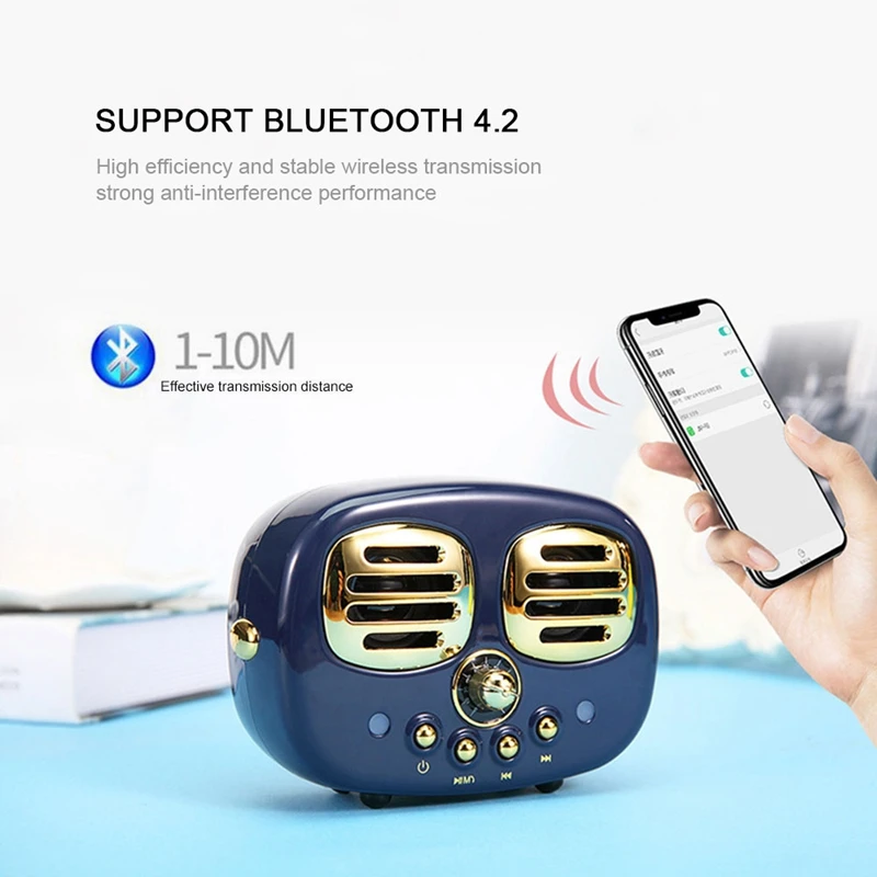 Беспроводной Bluetooth Динамик HM12 бас Портативный открытый двойной Loudpeaker карты