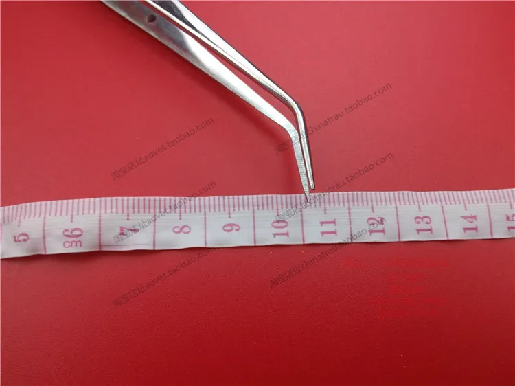 Стоматологический Пинцет из нержавеющей стали Изогнутый пинцет медицинский