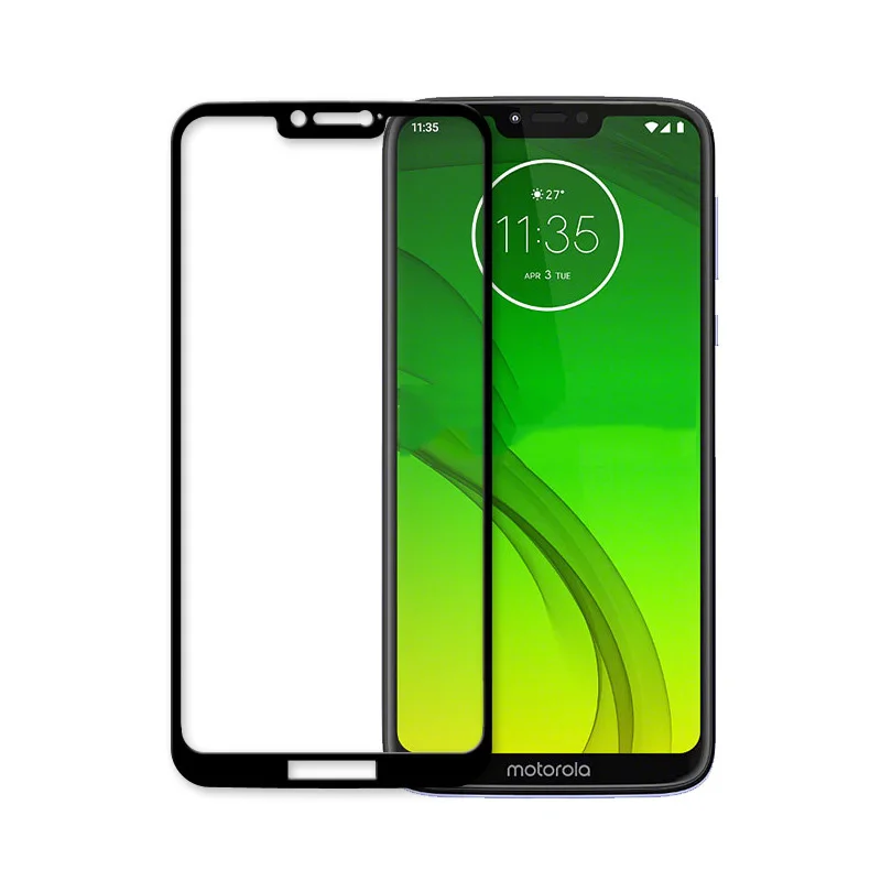 2 шт. защита для экрана из закаленного стекла Motorola Moto G7 Power film szklo vidrio pantalla micas cristal