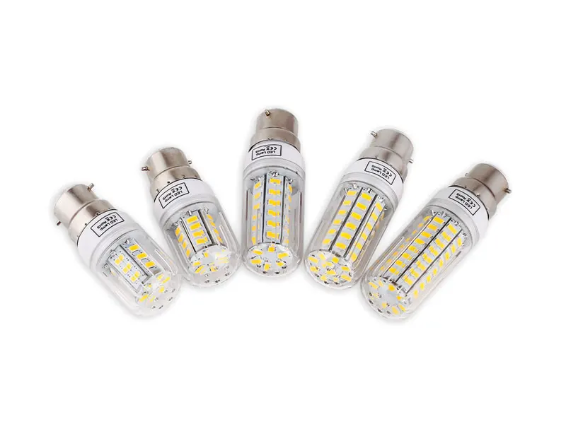 Светодиодные лампы кукуруза B22 Bayonet 5730 SMD энергосберегающие 12 Вт 15 20 25 30 лампа