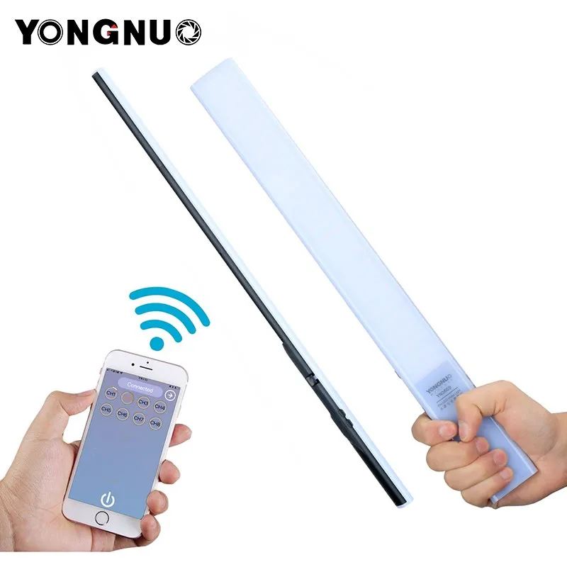 YONGNUO YN360S ультра-тонкий ручной светодиодный светильник для видеосъемки 3200k до 5500k с управлением через приложение для телефона светодиодный светильник ing Stick для свадебной фотосъемки