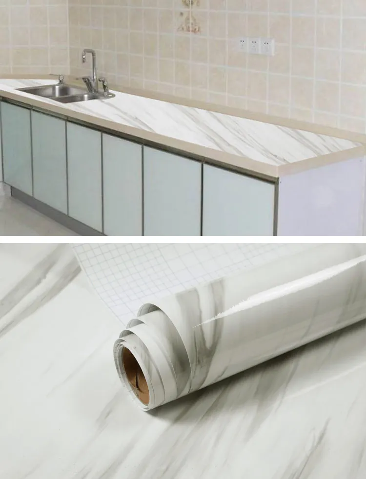 Наклейки из искусственного мрамора самоклеящиеся обои ПВХ водонепроницаемые