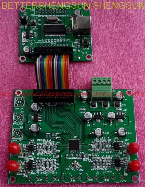 

Free Shipping AD9958/AD9959 module generator software multi-channel DDS module V2
