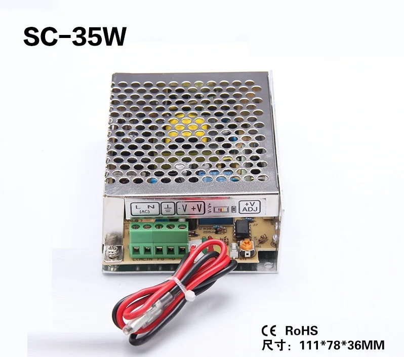 35W 12V 3A Универсальный UPS переменного тока/функциональный Монитор зарядки