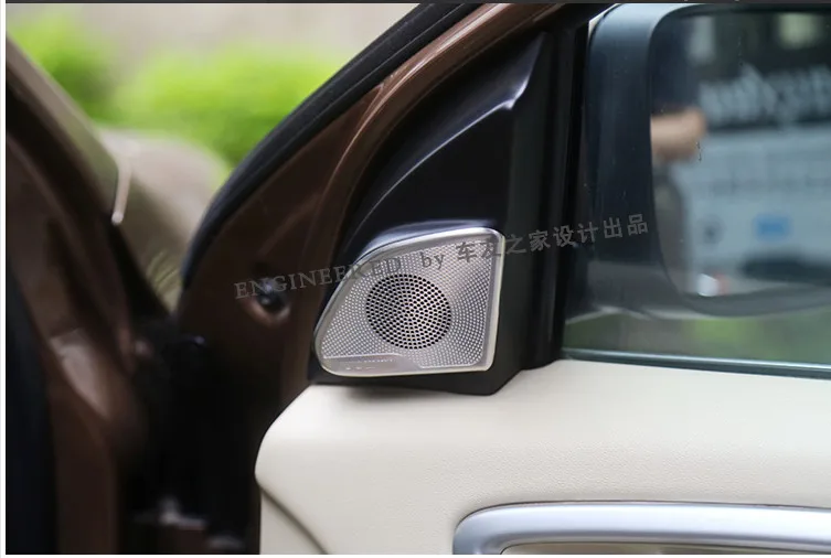 Встроенный в дверь автомобиля аудио динамик накладка 2 шт для VOLVO XC60 2009