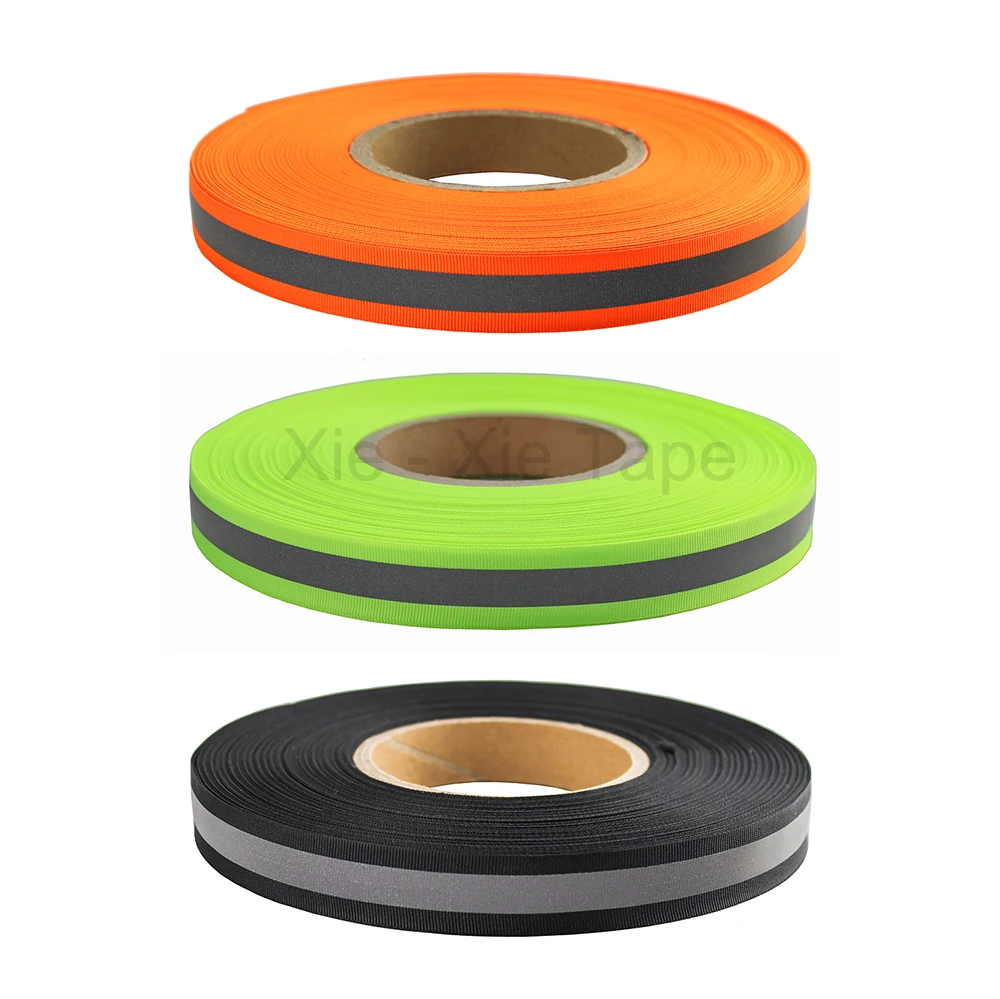 (3 meters/lot) Reflective Fabric Tape Highlight Webbing Ribbon 25mm*12mm(W) Sew On | Дом и сад
