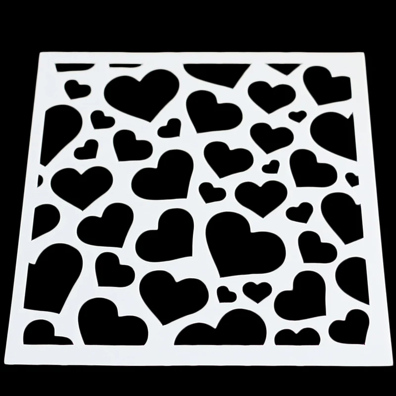 Трафарет для торта в форме сердца трафарет украшения украшение боковой