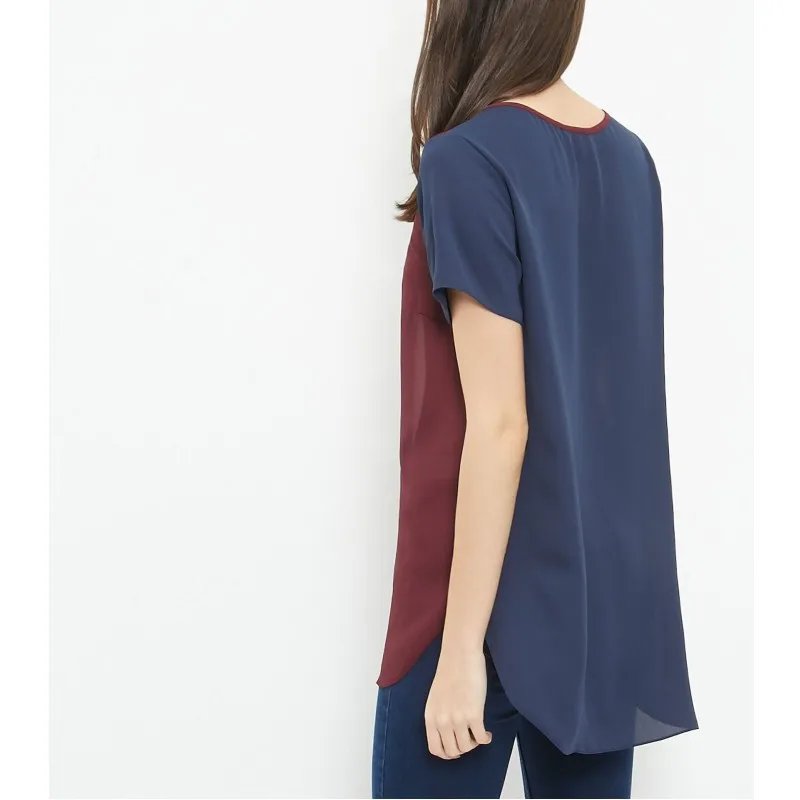 Zmvkgsoa Blusas Feminina летняя шифоновая блузка большого размера с коротким рукавом