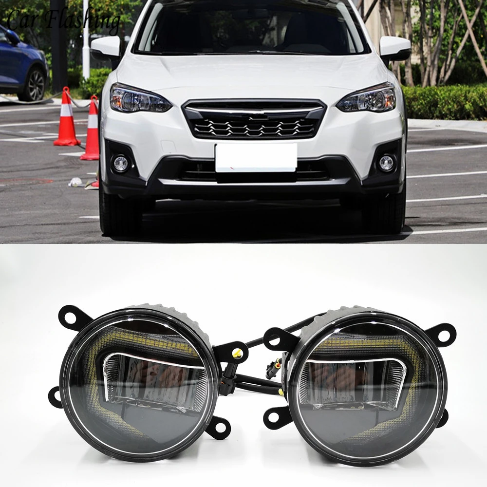 3 в 1 функции авто светодиодный свет для Subaru XV 2012 2016 2017 2018 DRL Дневной светильник