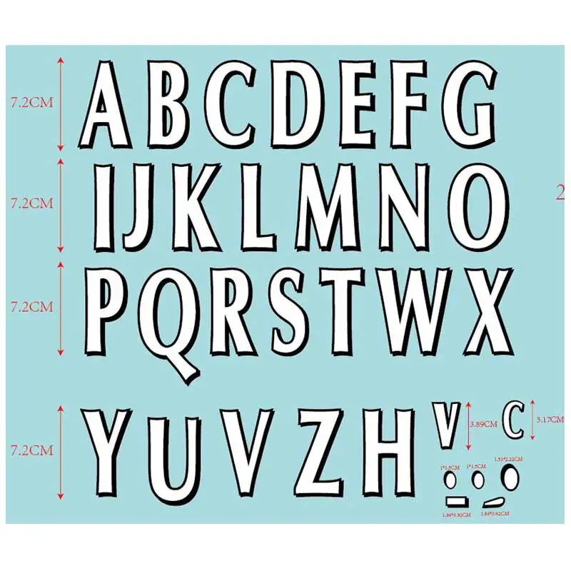 Англия Премьер-лиги 97-06 Белый Черный название номер набора или DIY nameset