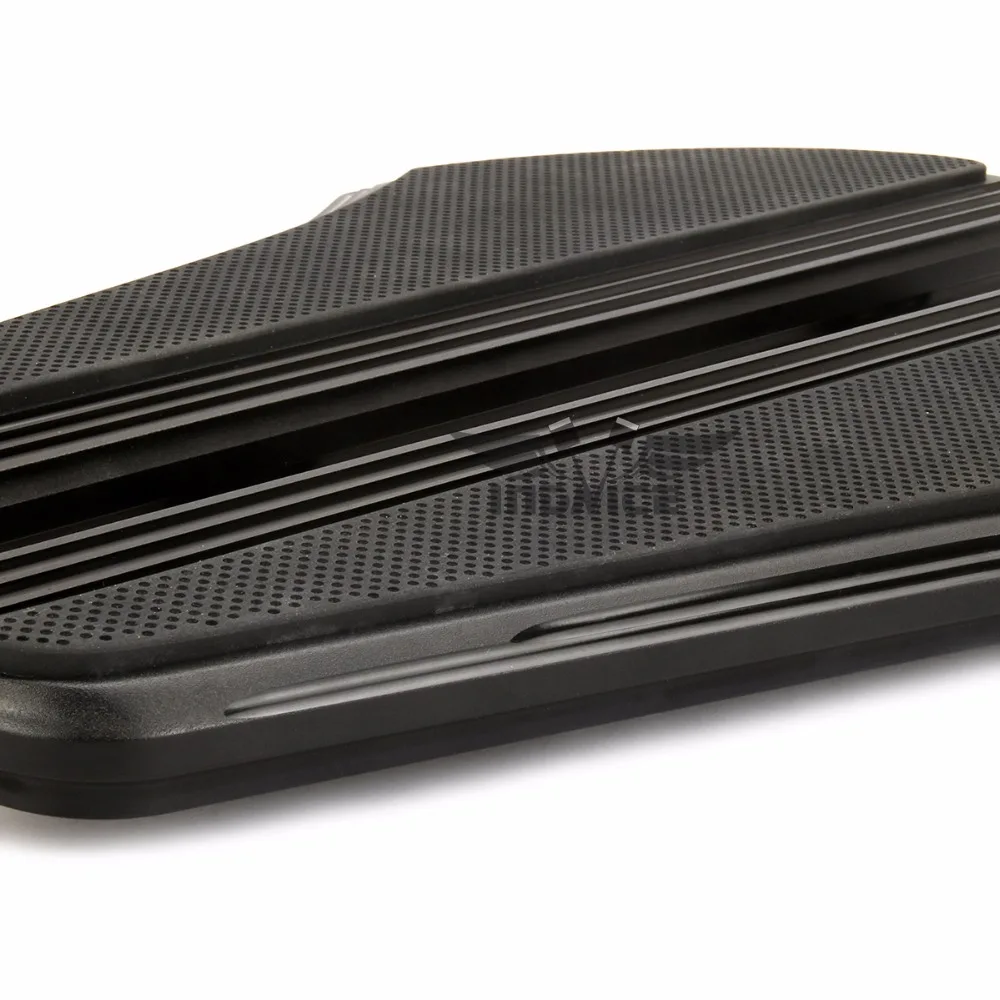 Комплект черных подножек для harley Touring FLHX FLHR FLHT driver floorboards FLTR road glide footboards softail