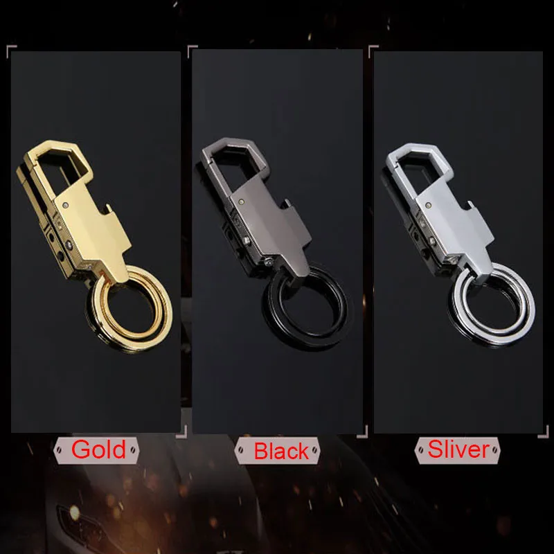 

Creative LED Light Metal Key Holder Pendant Opener Keychain Unisex Key Holder for Automobile Keys Housekeeper Keys Organizer