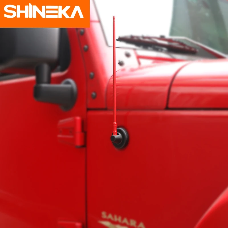Антенны SHINEKA для Jeep Wrangler JL аксессуары 2018 2007 JK 17 см 33 универсальная сменная