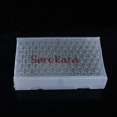 Флакон стеклянный прозрачный 4 мл с центральной закручивающейся крышкой 10 шт. |