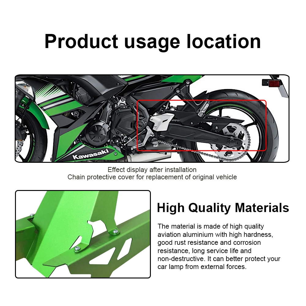 Алюминиевые аксессуары для мотоциклов с ЧПУ ремень на цепь Ремень управления