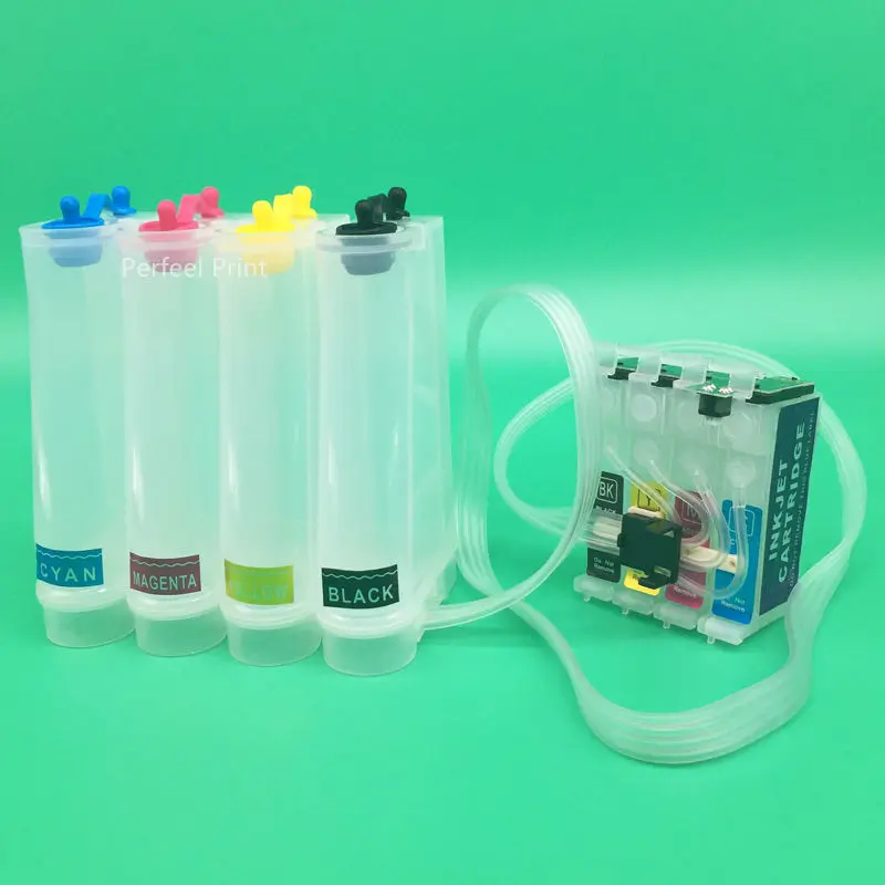 

T1971 T1962-T1964 Empty CISS Ink System With ARC Chip For Epson XP-201 XP-211 XP-204 XP-401 XP-411 XP-214 XP-101 WF-2532