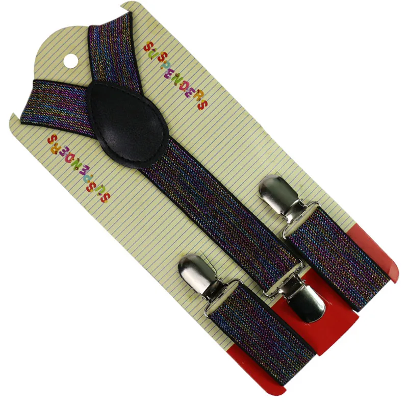 Winfox/Модная однотонная блестящая заколка на бретельках черного и белого цвета