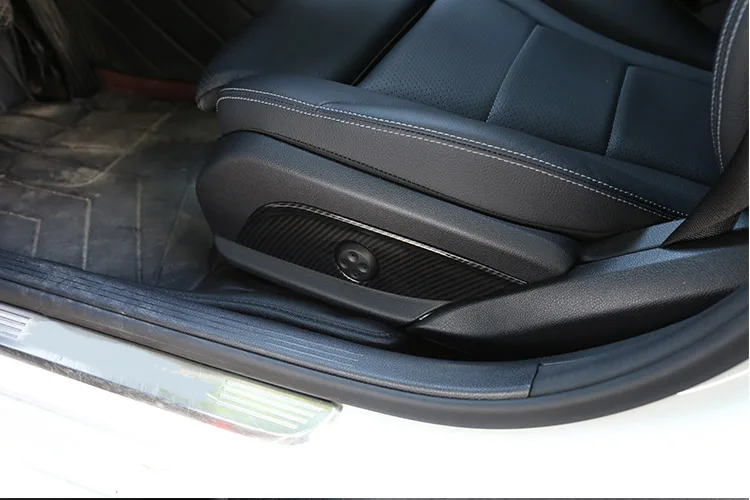 Накладка на автомобильное сиденье из углеродного волокна для Mercedes Benz GLC/CLS/E/C Class