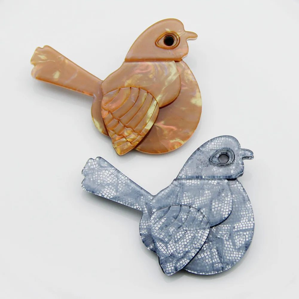 FishSheep новые акриловые детские булавки для женщин в животном стиле красочная