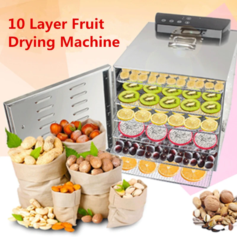 Сушилка для овощей и фруктов сушилка домашних животных 10 лотков|fruits and vegetables|dryer