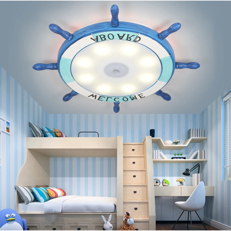 Средиземноморский стиль мультяшная Светодиодная лампа с креплением на руль