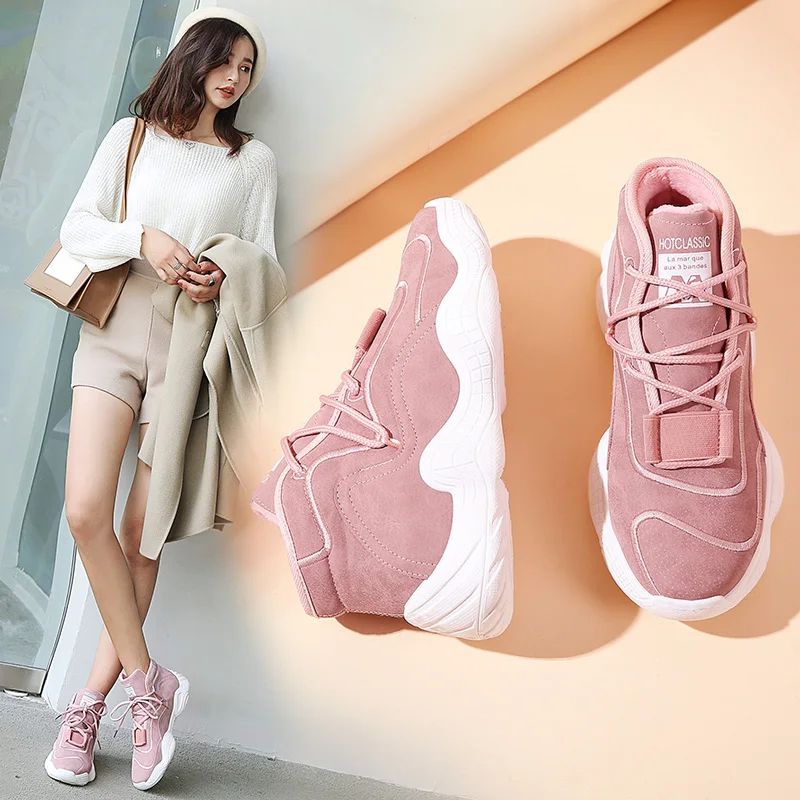 Women's Shoes in Autumn and Winter with Fleece Warm Cotton Sports Leisure Board | Спорт и развлечения
