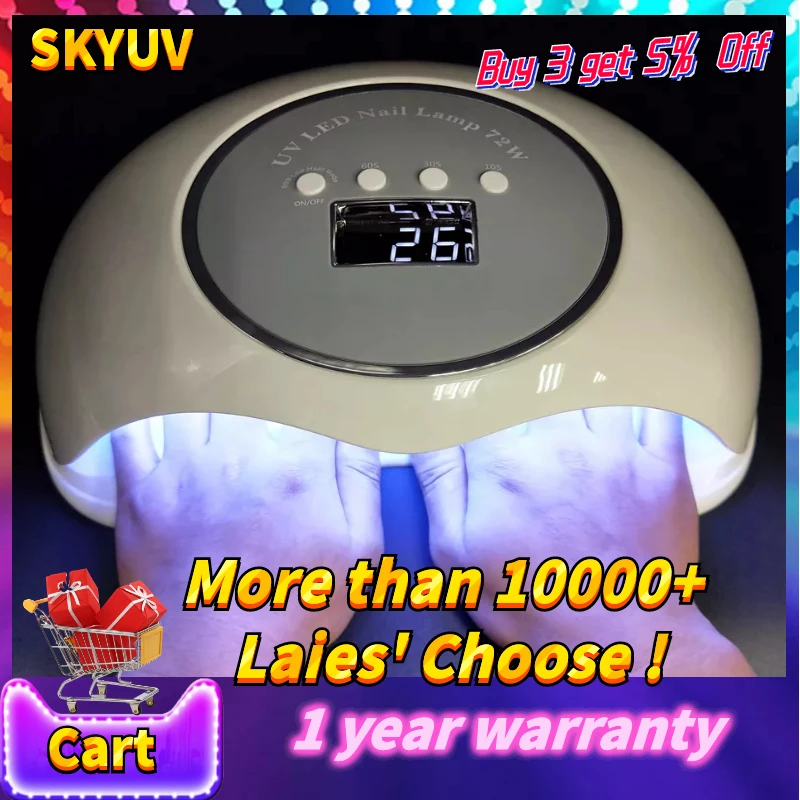 2017 Новый дизайн Горячая продажа Профессиональный 72 Вт высокой мощности