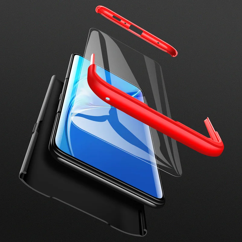 Vpower чехол для Samsung Galaxy A80 360 полная защита противоударный 3 в 1 Жесткий Тонкий 6 7