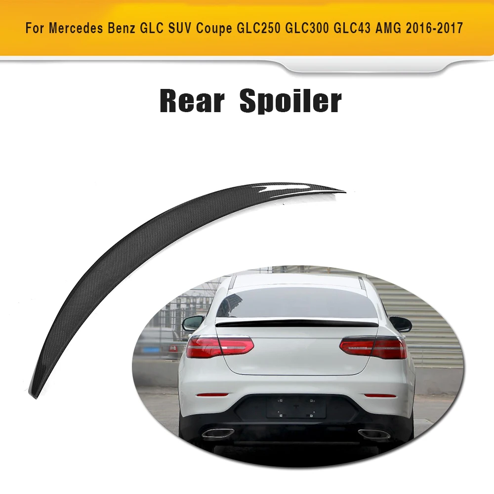 Задний спойлер из углеродного волокна для Mercedes Benz GLC SUV GLC250 GLC300 GLC43 AMG 4 двери 2016
