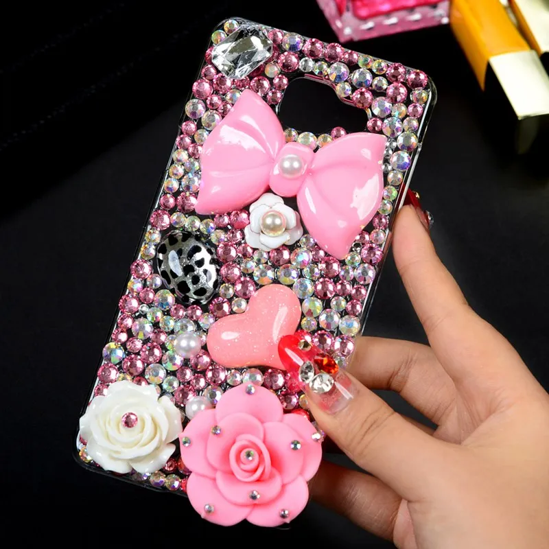 Nextmall для Galaxy A5 3D со стразами Bling С кристалалми и защитный В виде ракушки чехол Samsung
