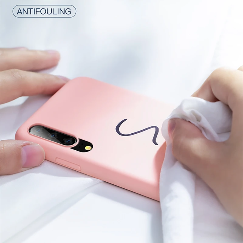 For HUAWEI P30 P20 Pro Lite Luxury Original Liquid Silicone Soft Candy Colors Case Cover Mate 20 10 |