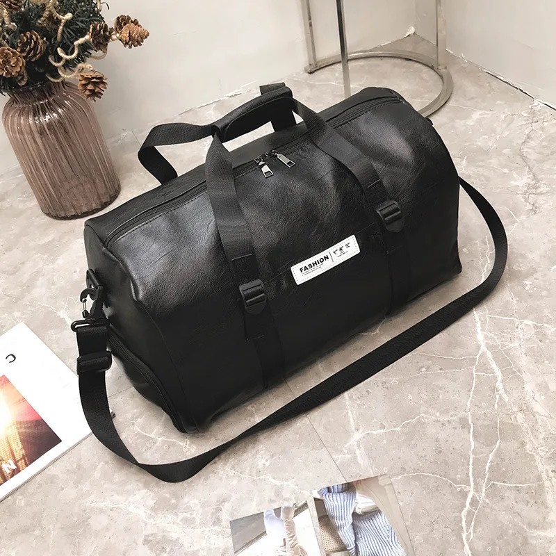 Sac De Gym Bag Для женщин PU Спорт Путешествия обучение Фитнес Чемодан сумка Портативный Mochila Gimnasio сумка для спорта - Цвет: L