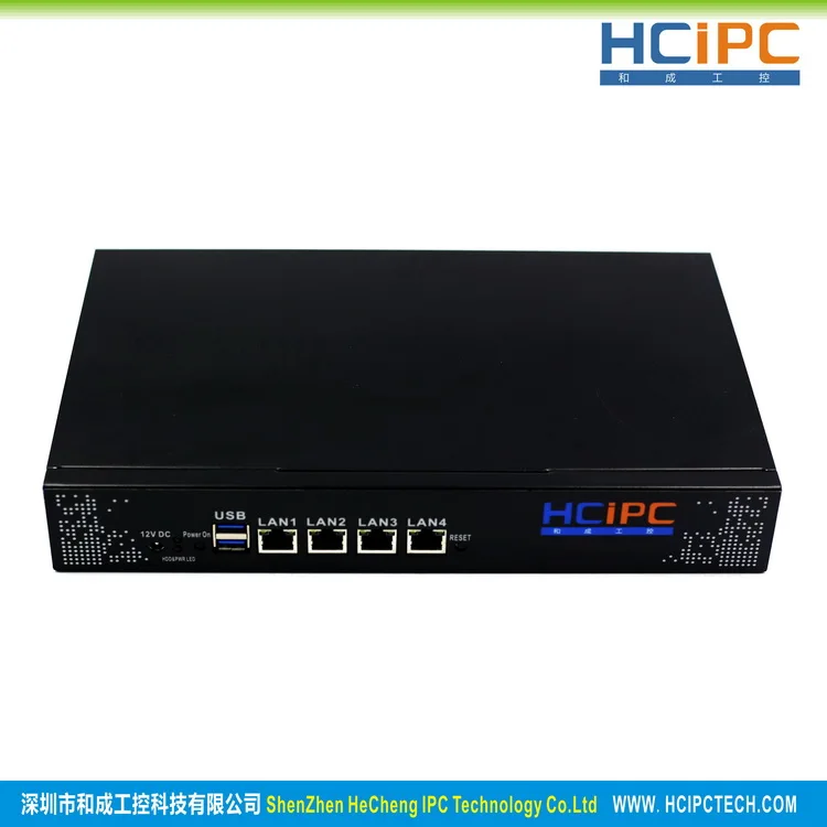 HCiPC B201-M12 HCL-SJ1900-4LA, BayTrail 82583V 4LAN мини брандмауэр Barebone, 4LAN мини маршрутизатор, мини ПК, 4LAN материнская плата