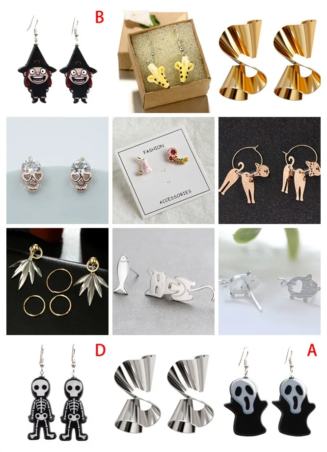 Серьги особой формы для женщин и девочек уникальные серьги в виде