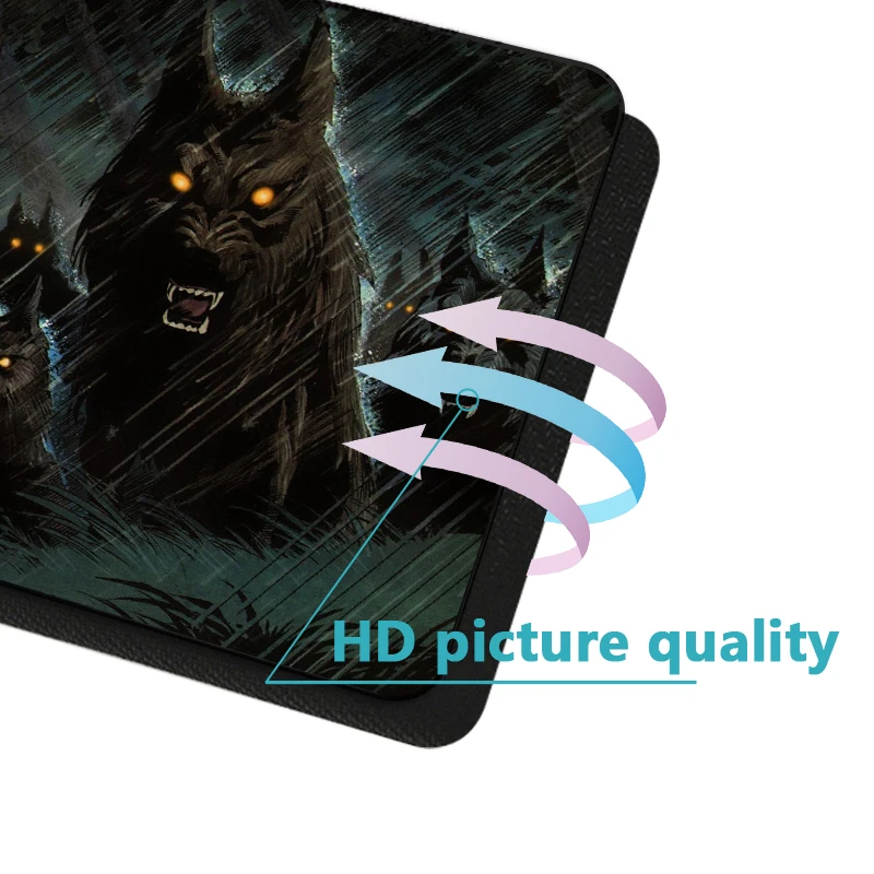 FFFAS 70X40cm коврик для мыши животное волк HD печать большой игровой матрас точность