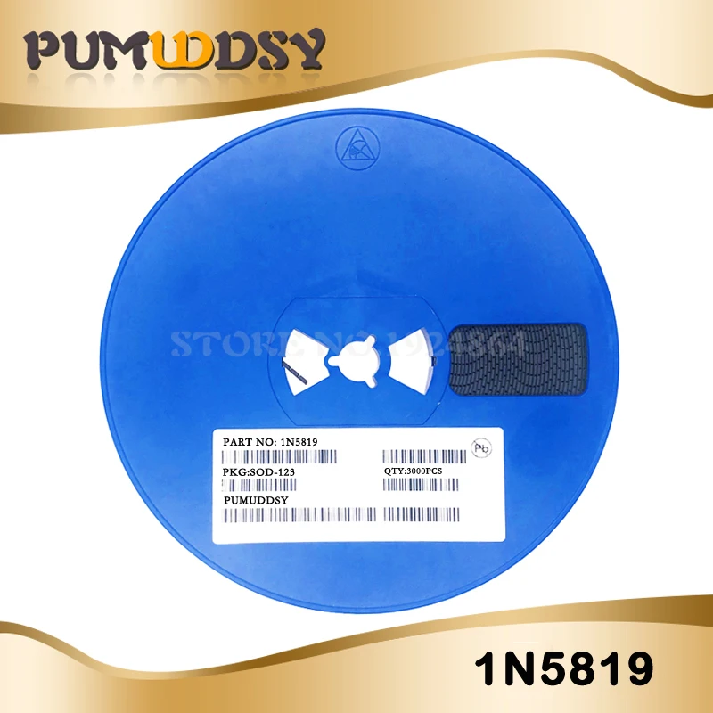 100PCS SMD диод 0805 SOD-123 1N5819 1N4007 1N4148 SOD123 SOD-323 1206 1N4148WS 1N5819WS B5819WS SOD323 | Электронные